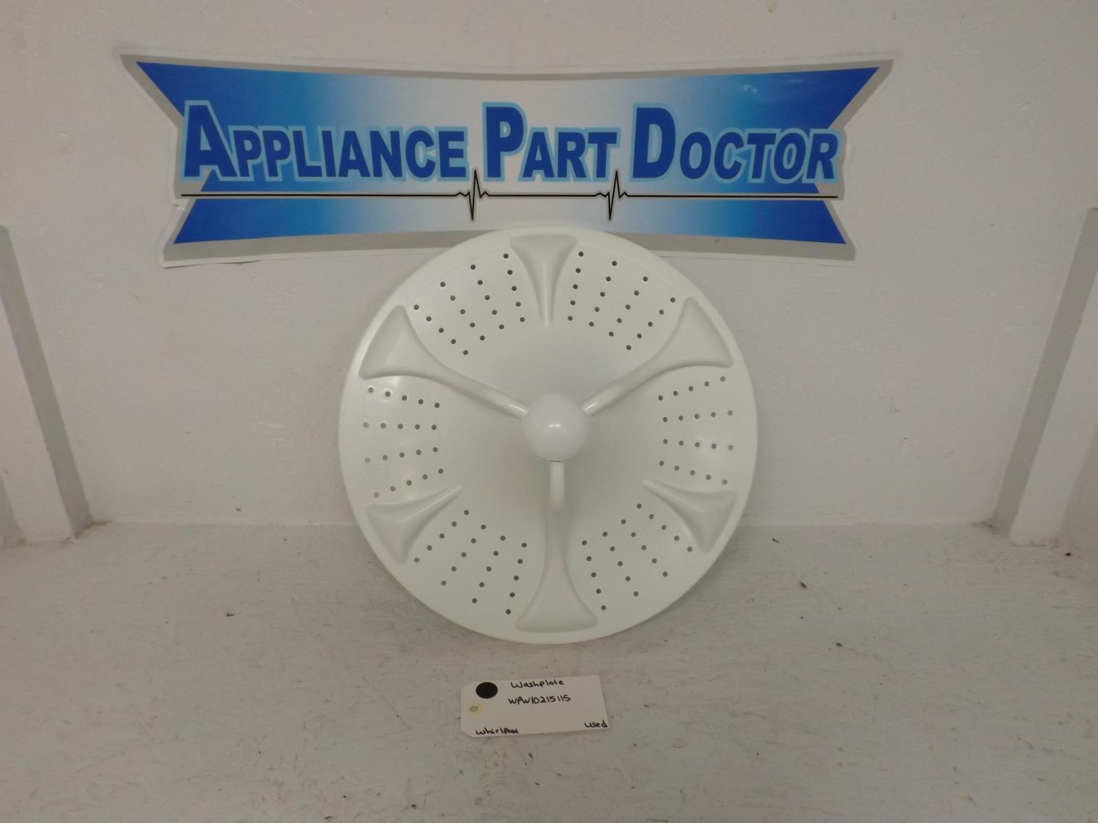 Whirlpool Washer WPW10215115 Washplate Used Whirlpool Washer WPW10215115 Washplate Used